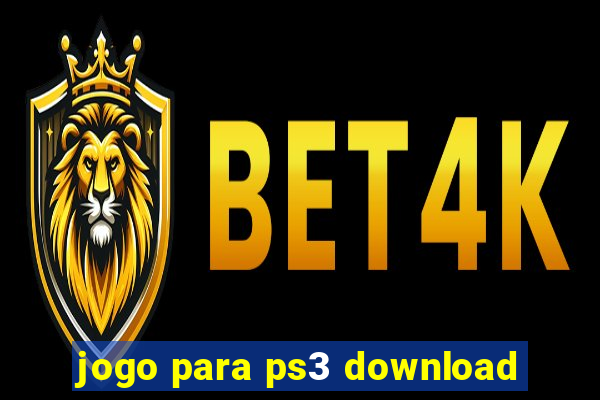 jogo para ps3 download